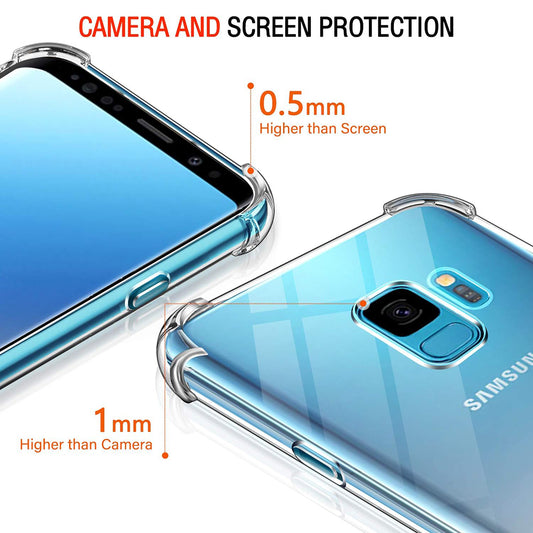 Husa pentru Samsung Galaxy S9 G960, Techsuit, Shockproof Clear, Transparenta