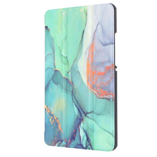 Husa pentru Samsung Galaxy Tab A11+ / Tab A9+, Techsuit, FoldPro Green Time, Multicolor