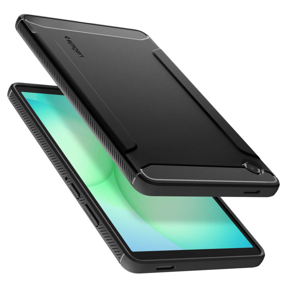 Husa pentru Samsung Galaxy Tab A11, Spigen, Rugged Armor, Neagra Mata ACS10462
