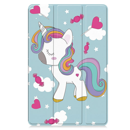 Husa pentru Samsung Galaxy Tab S11, Techsuit, FoldPro Unicorn, Multicolor