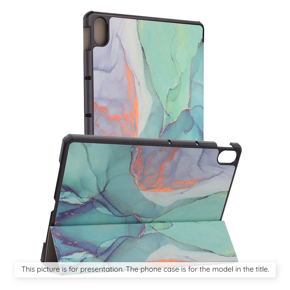 Husa pentru Samsung Galaxy Tab S12 Plus, Techsuit, FoldPro Green Time, Multicolor