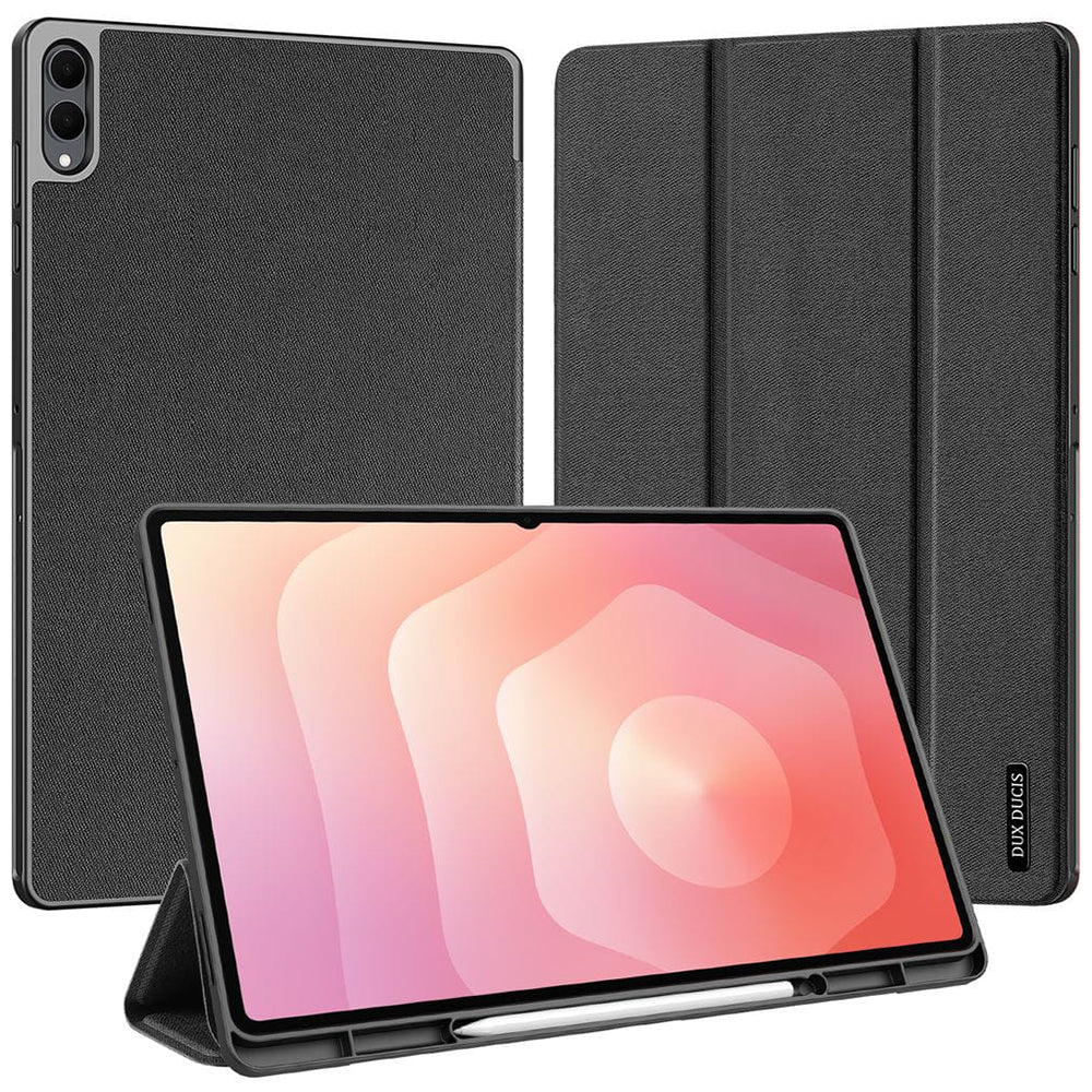 Husa pentru Samsung Galaxy Tab S12 Ultra / Tab S11 Ultra, DUX DUCIS, Domo wih Pen Holder, Neagra