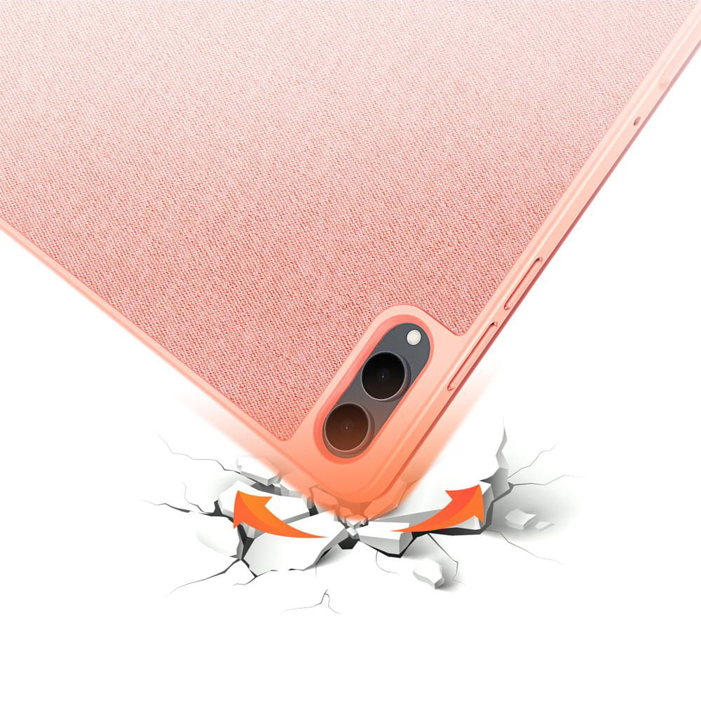 Husa pentru Samsung Galaxy Tab S12 Ultra / Tab S11 Ultra, DUX DUCIS, Domo wih Pen Holder, Roz