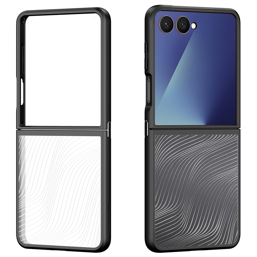 Husa pentru Samsung Galaxy Z Flip7 F766, DUX DUCIS, Aimo, Neagra