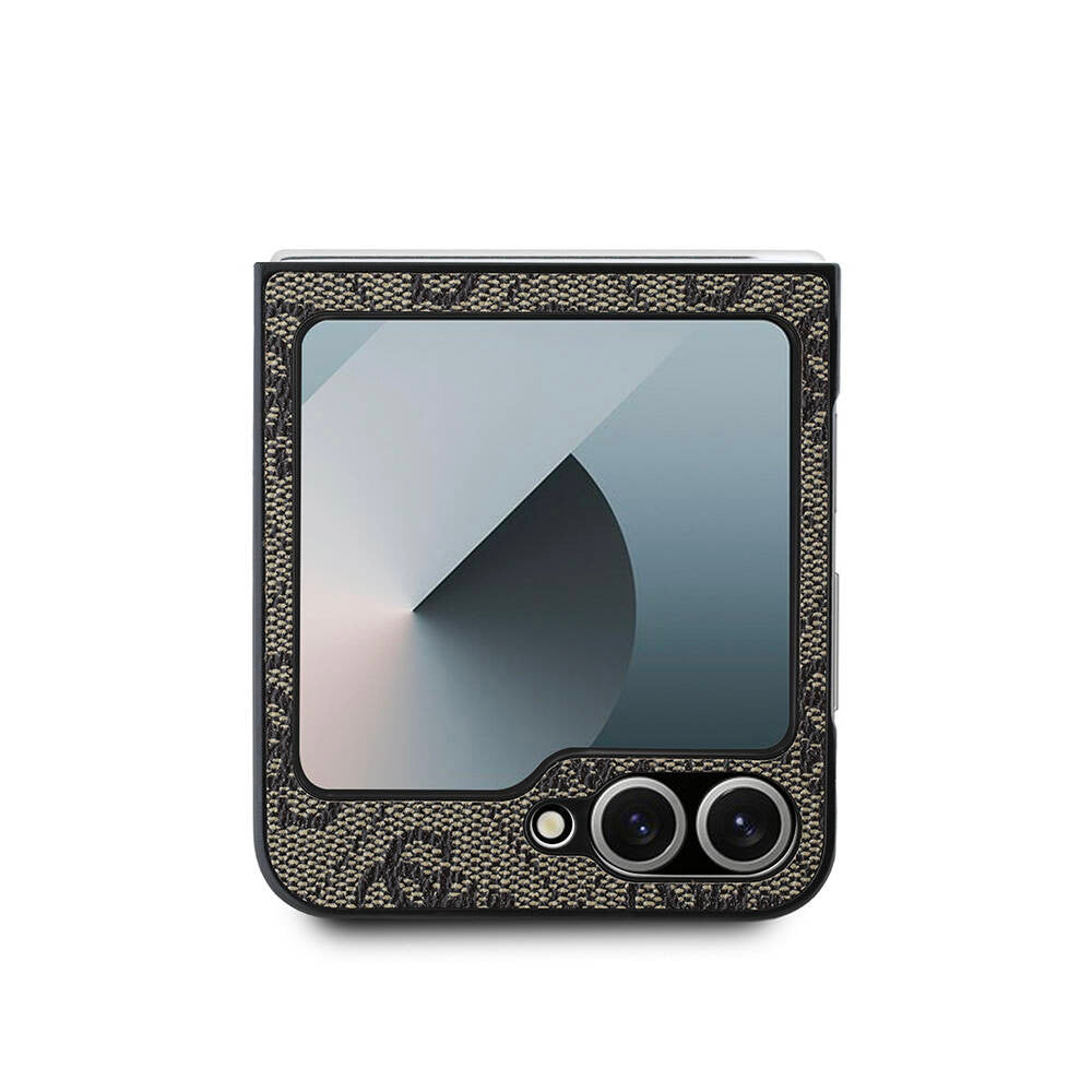 Husa pentru Samsung Galaxy Z Flip7 F766, Guess, 4G Metal Logo, Neagra