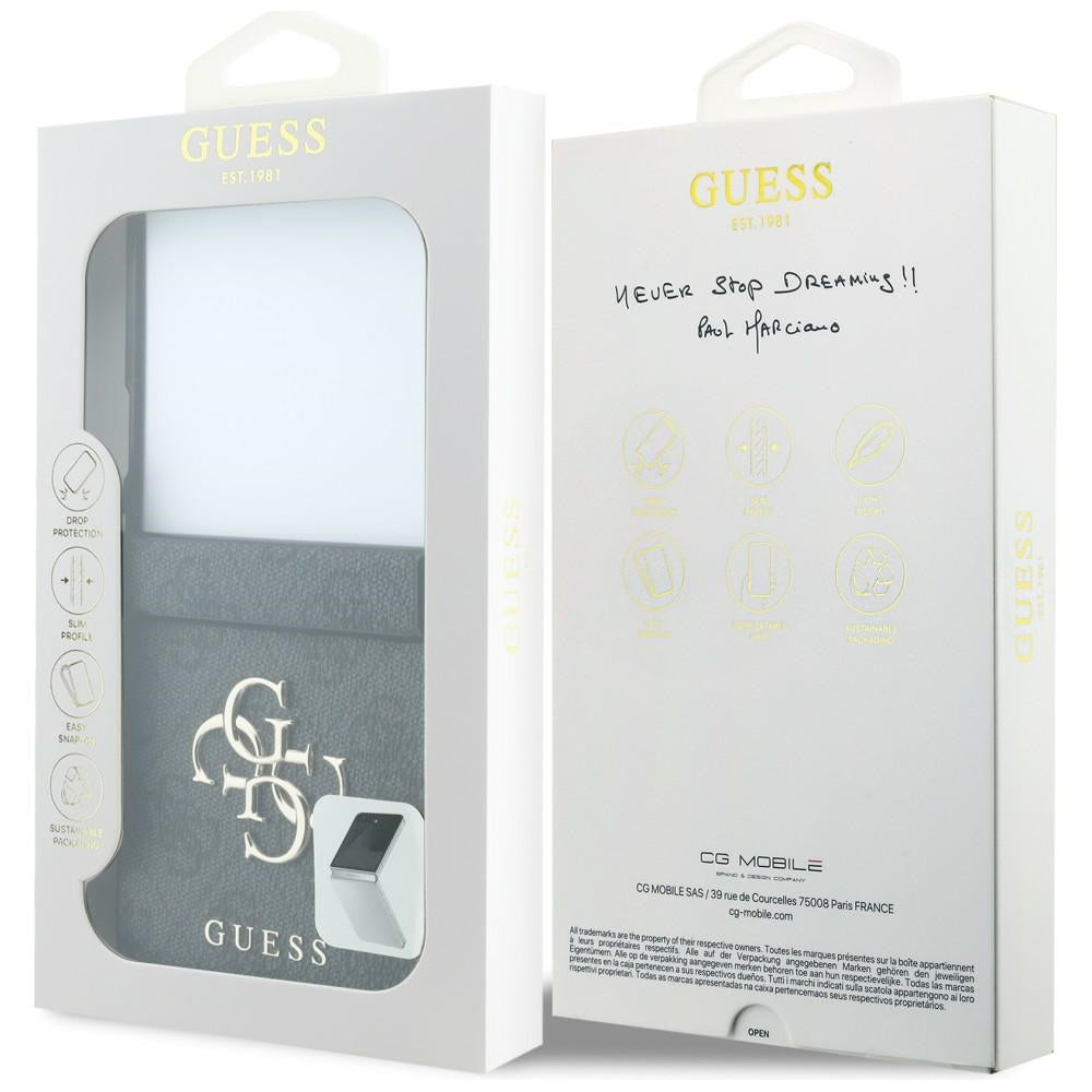 Husa pentru Samsung Galaxy Z Flip8 F776, Guess, 4G Big Logo, Neagra