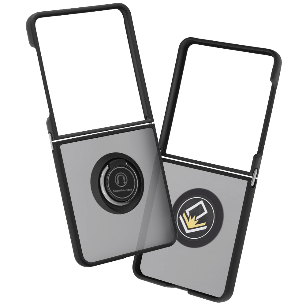 Husa pentru Samsung Galaxy Z Flip8 F776 / Z Flip7 F766, Techsuit, Glinth, Neagra