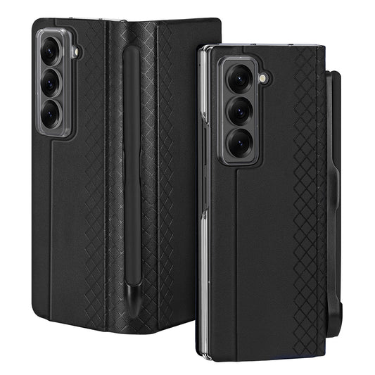 Husa pentru Samsung Galaxy Z Fold Special, DUX DUCIS, Bril (with Pencil Holder), Neagra