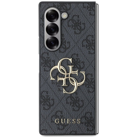 Husa pentru Samsung Galaxy Z Fold6 F956, Guess, 4G Metal Logo, Neagra