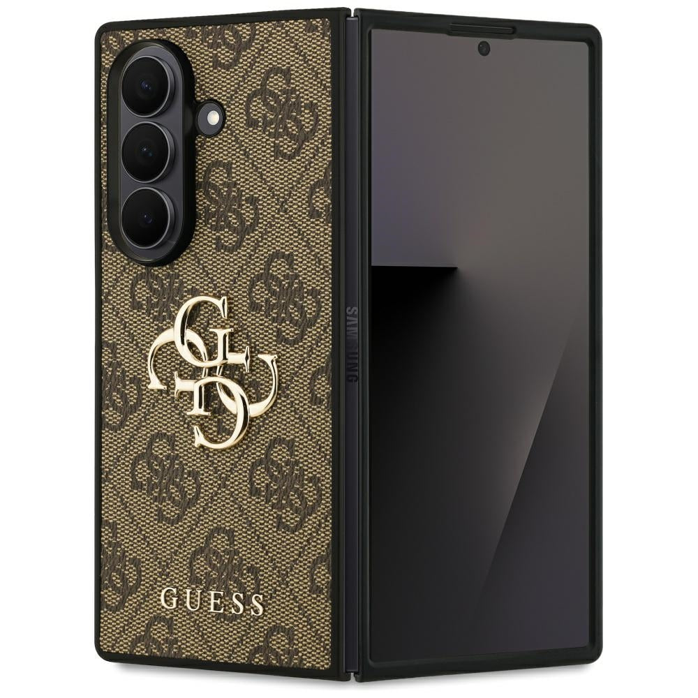 Husa pentru Samsung Galaxy Z Fold7 F966, Guess, 4G Big Logo, Maro