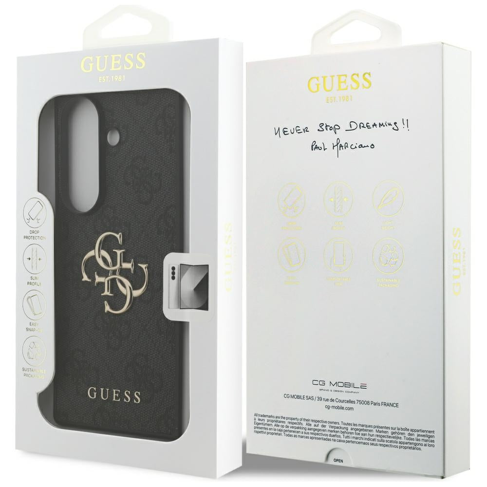 Husa pentru Samsung Galaxy Z Fold7 F966, Guess, 4G Big Logo, Neagra