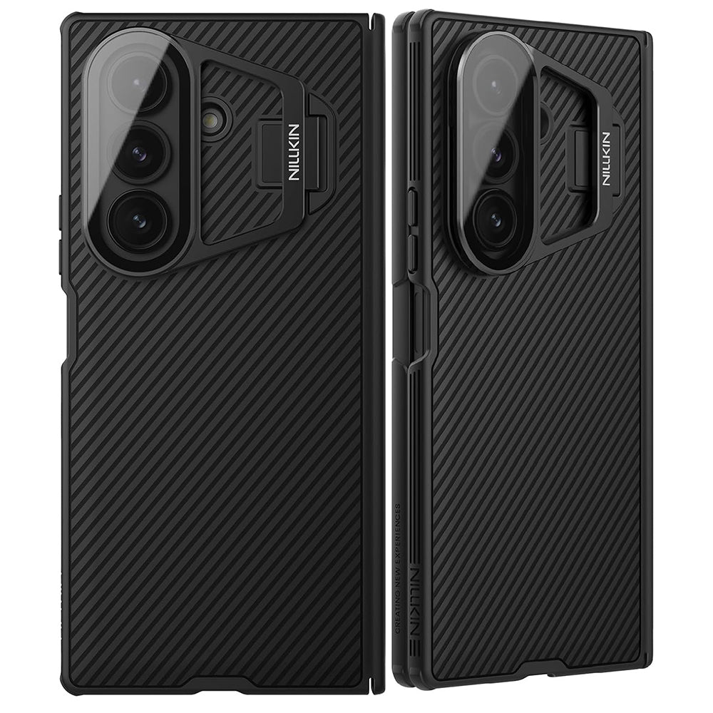 Husa pentru Samsung Galaxy Z Fold7 F966, Nillkin, CamShield Prop with Transparent Lens Cover, Neagra