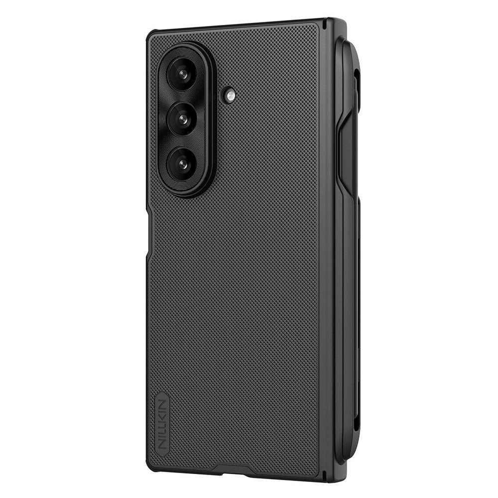 Husa pentru Samsung Galaxy Z Fold7 F966, Nillkin, Super Frosted Shield with Pen Holder, Neagra