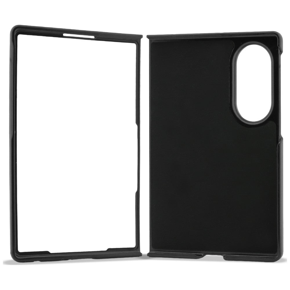 Husa pentru Samsung Galaxy Z Fold8 F971, Karl Lagerfeld, Saffiano Karl & Choupette Metal Pin, Neagra