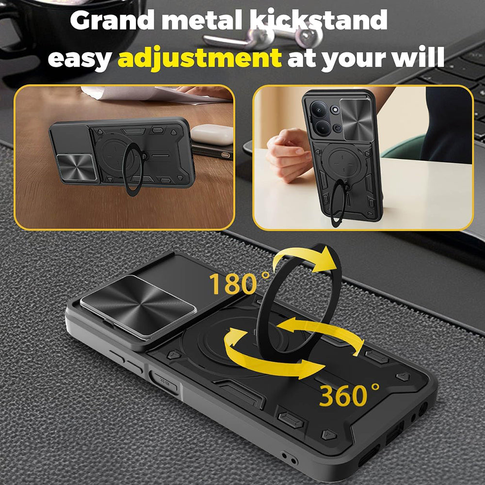 Husa pentru Xiaomi 15T Pro, Techsuit, CamGuard Pro, Neagra