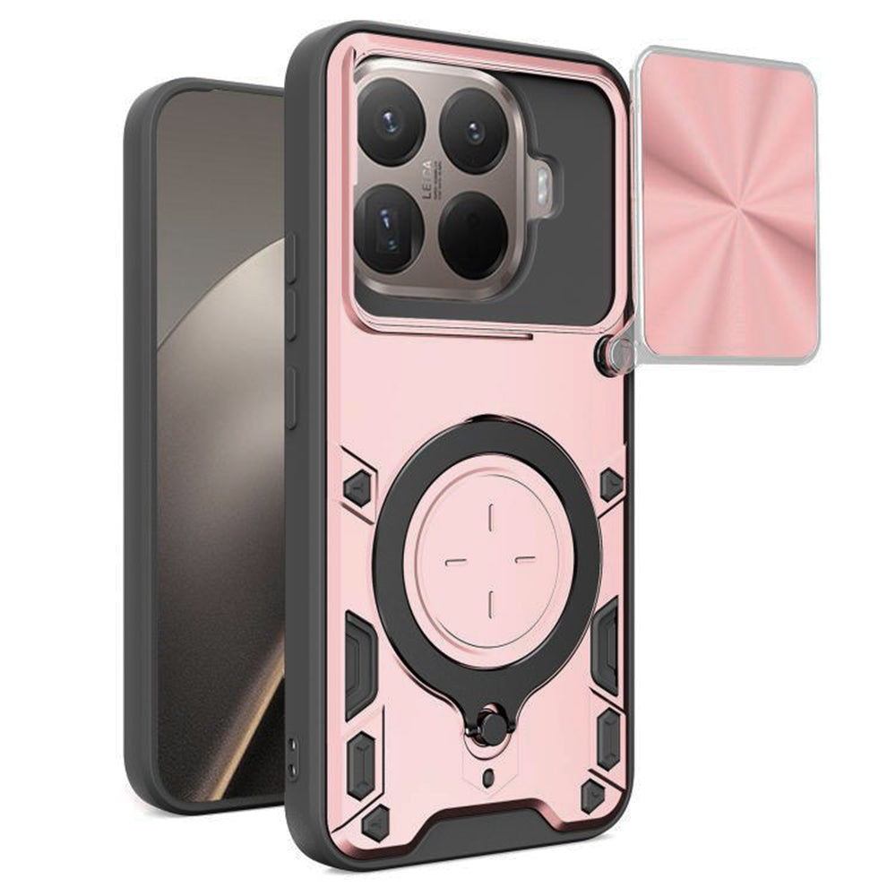 Husa pentru Xiaomi 15T Pro, Techsuit, CamGuard Pro, Roz