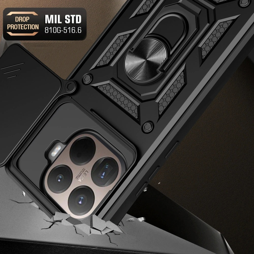 Husa pentru Xiaomi 15T Pro, Techsuit, CamShield, Aurie