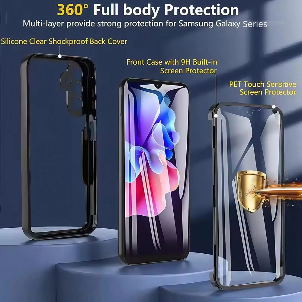 Husa pentru Xiaomi 15T Pro, Techsuit, ColorVerse 360, Neagra