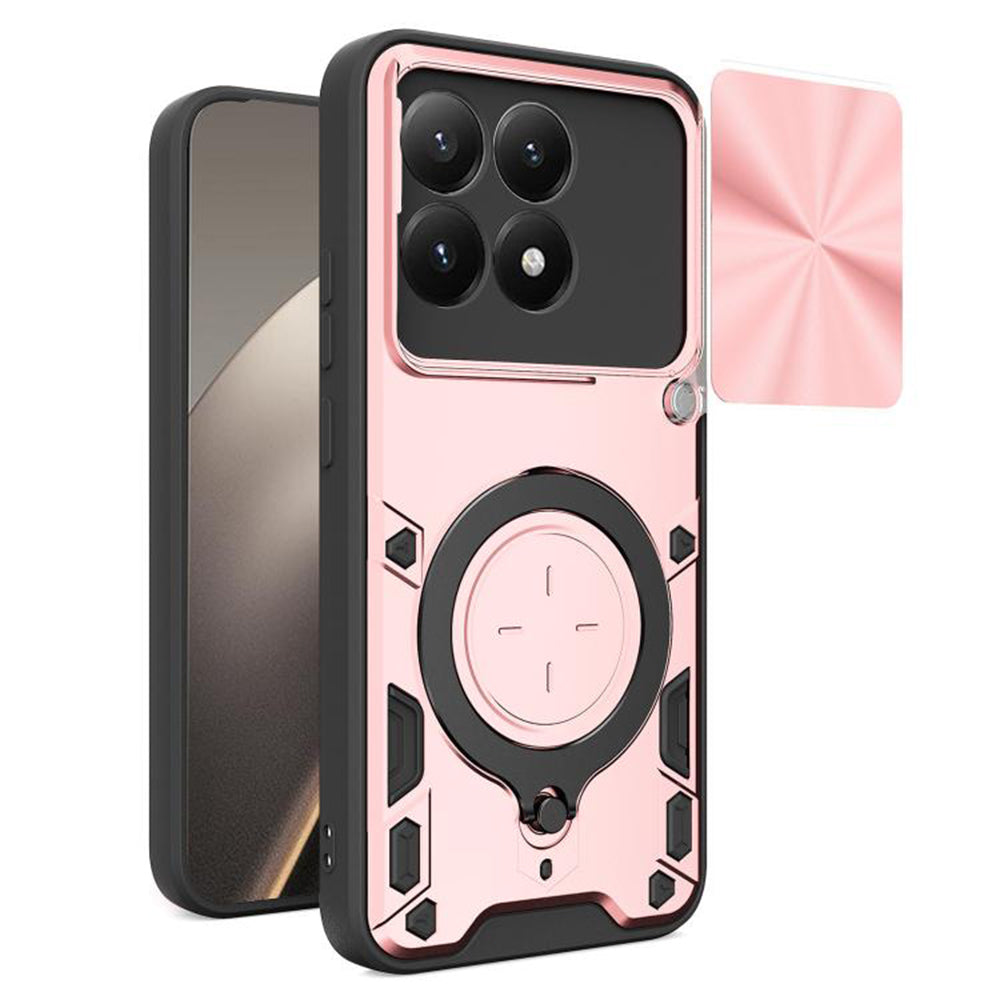 Husa pentru Xiaomi 15T, Techsuit, CamGuard Pro, Roz