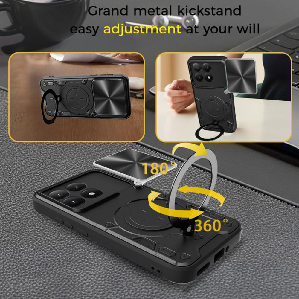 Husa pentru Xiaomi 15T, Techsuit, CamGuard Pro, Roz