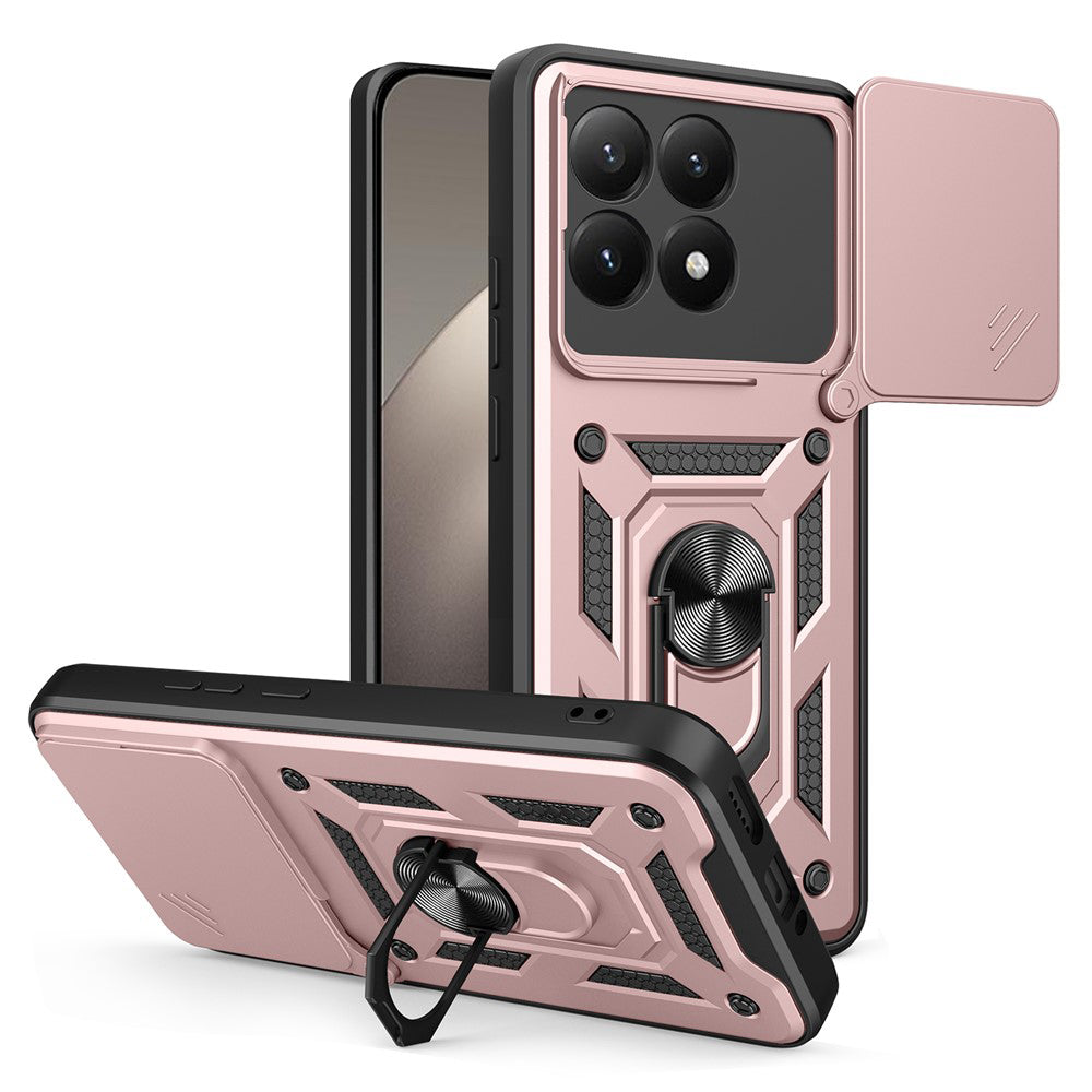Husa pentru Xiaomi 15T, Techsuit, CamShield, Roz