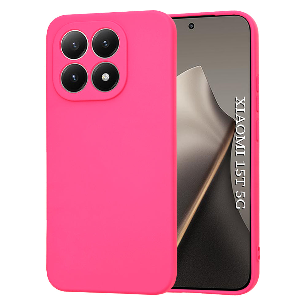 Husa pentru Xiaomi 15T, Techsuit, SoftFlex, Roz Inchis