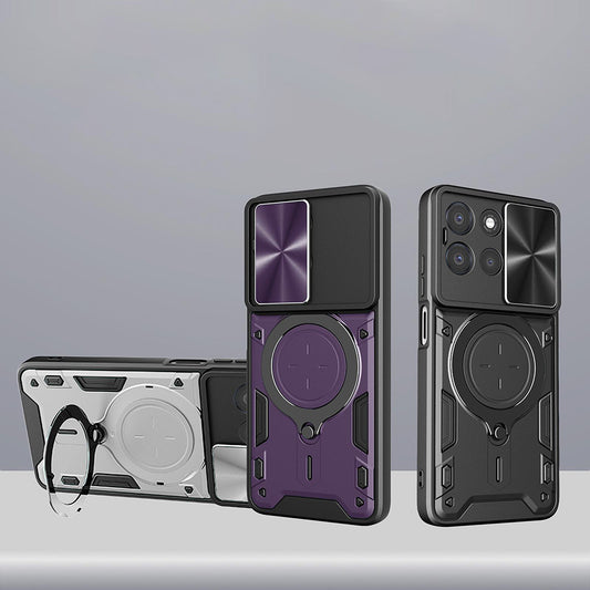 Husa pentru Xiaomi 17T Pro, Techsuit, CamGuard Pro, Rosie