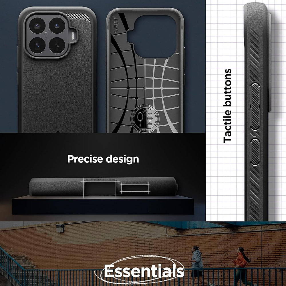Husa pentru Xiaomi 17T, Spigen, Rugged Armor, Neagra ACS11870