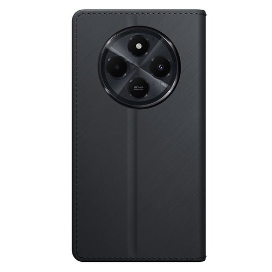 Husa pentru Xiaomi Poco C75 / Redmi 14C, 3MK, Wallet, Neagra