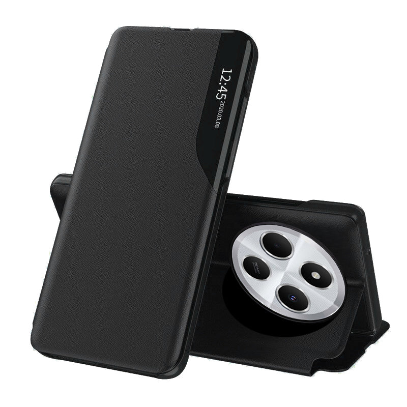 Husa pentru Xiaomi Poco C75 / Redmi 14C, Techsuit, eFold, Neagra