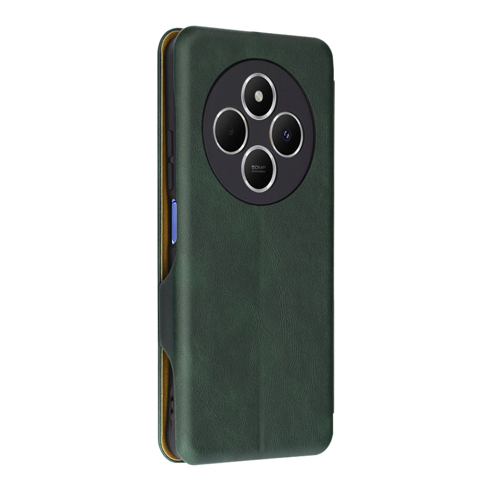 Husa pentru Xiaomi Poco C75 / Redmi 14C, Techsuit, Safe Wallet Plus, Verde