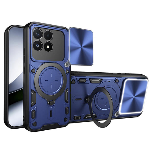 Husa pentru Xiaomi Poco F9 Pro, Techsuit, CamGuard Pro, Albastra