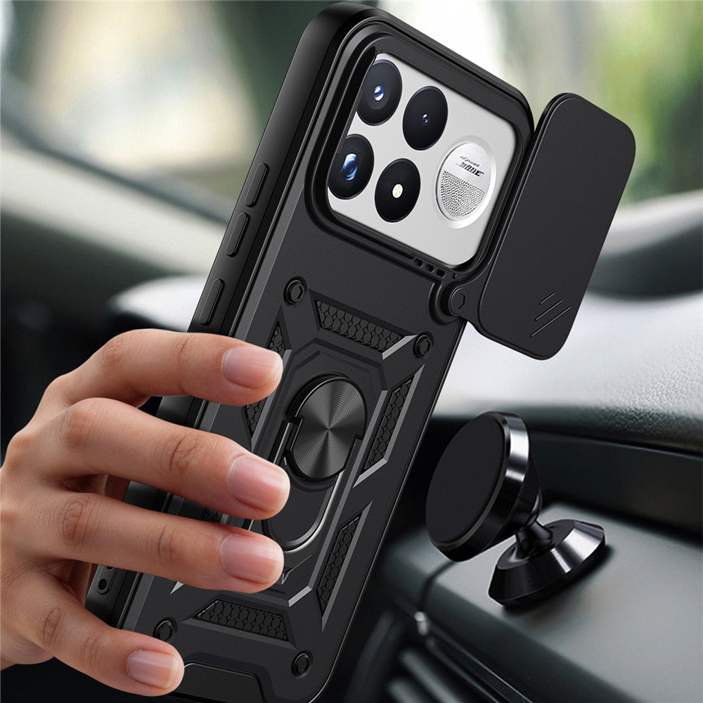 Husa pentru Xiaomi Poco F9 Ultra, Techsuit, CamShield, Albastra