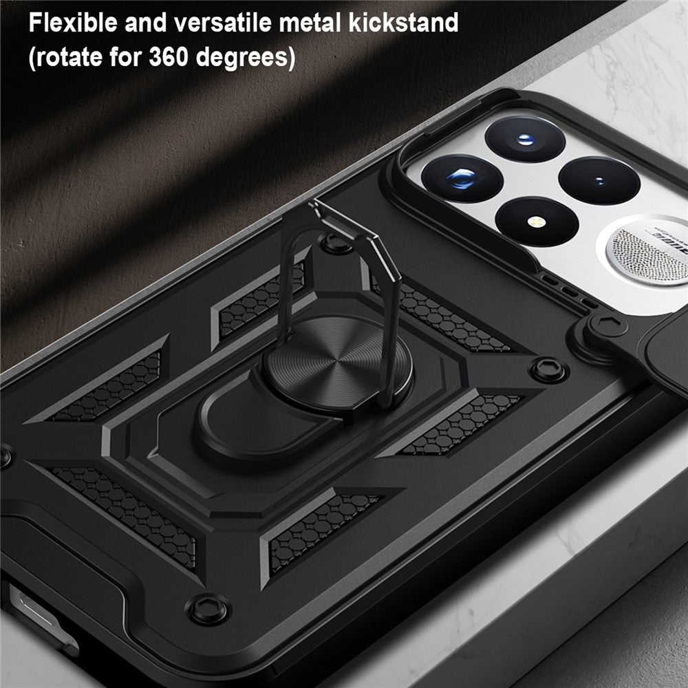 Husa pentru Xiaomi Poco F9 Ultra, Techsuit, CamShield, Albastra