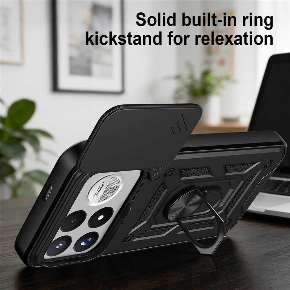 Husa pentru Xiaomi Poco F9 Ultra, Techsuit, CamShield, Neagra