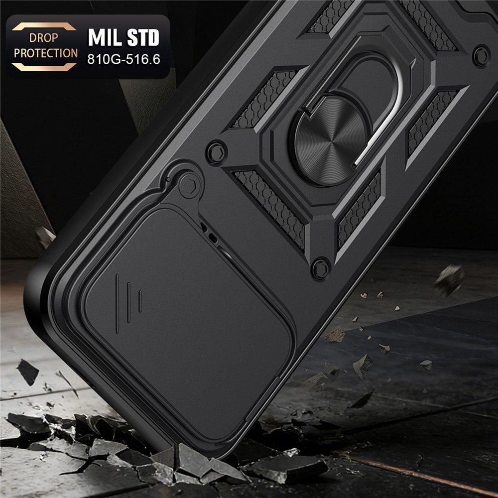Husa pentru Xiaomi Poco F9 Ultra, Techsuit, CamShield, Neagra