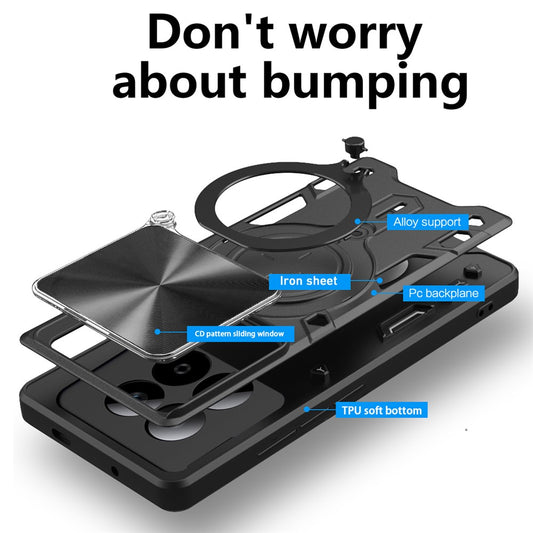 Husa pentru Xiaomi Poco M8 Pro / Redmi Note 15 Pro+ 5G, Techsuit, CamGuard Pro, Neagra