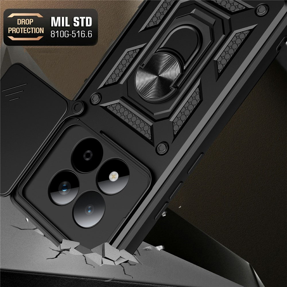 Husa pentru Xiaomi Poco M8 Pro / Redmi Note 15 Pro+ 5G, Techsuit, CamShield, Albastra
