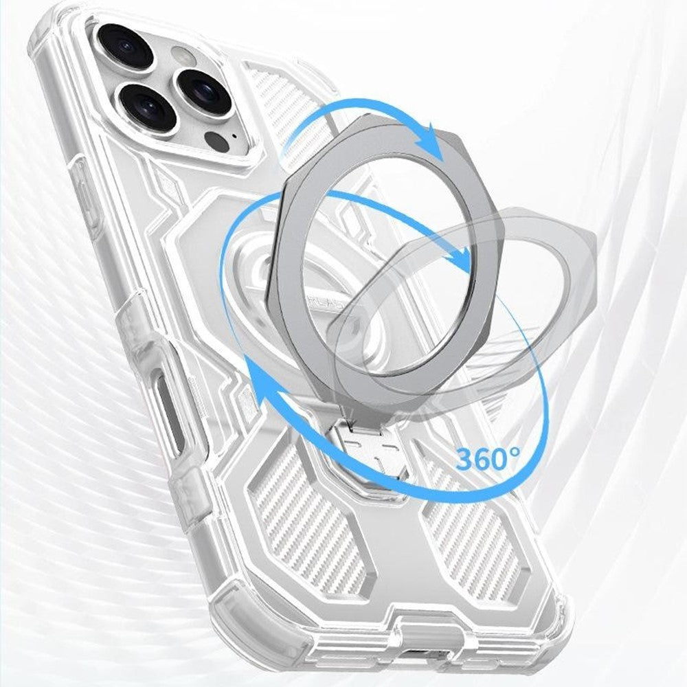 Husa pentru Xiaomi Poco M8 Pro / Redmi Note 15 Pro+ 5G, Techsuit, Carbon Shield Pro, Alba
