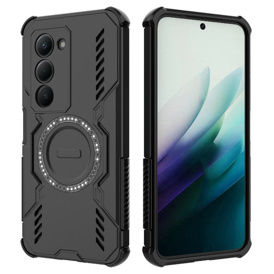 Husa pentru Xiaomi Redmi 15 5G / 15 4G, Techsuit, ArmorMag, Neagra
