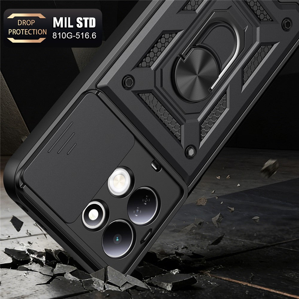 Husa pentru Xiaomi Redmi 17 5G / 17 4G, Techsuit, CamShield, Verde