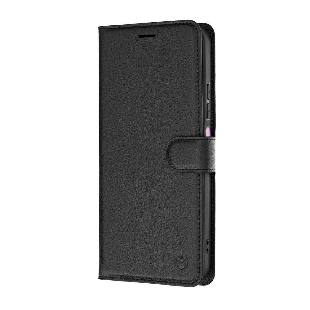Husa pentru Xiaomi Redmi 17C 5G, Techsuit, Leather Folio, Neagra