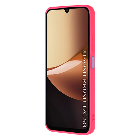 Husa pentru Xiaomi Redmi 17C 5G, Techsuit, SoftFlex, Roz Inchis