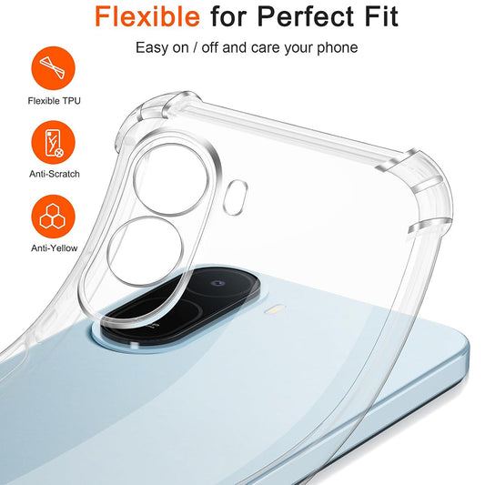Husa pentru Xiaomi Redmi A7 Pro 4G, Techsuit, Shockproof Clear, Transparenta