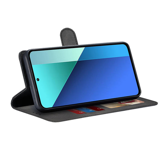 Husa pentru Xiaomi Redmi Note 13 4G, Techsuit, Diary Book, Neagra