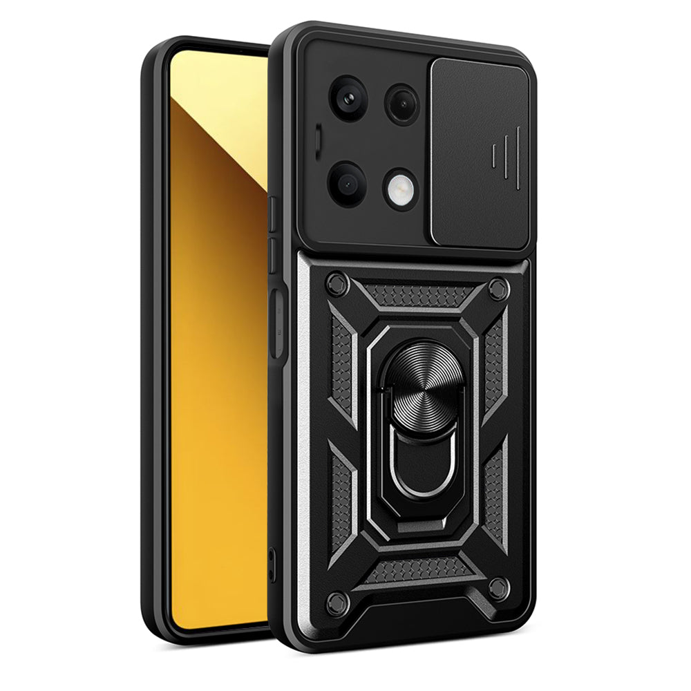 Husa pentru Xiaomi Redmi Note 13 5G, Techsuit, CamShield, Neagra