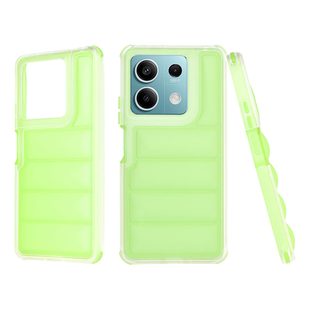 Husa pentru Xiaomi Redmi Note 13 5G, Techsuit, Wave Shield, Verde