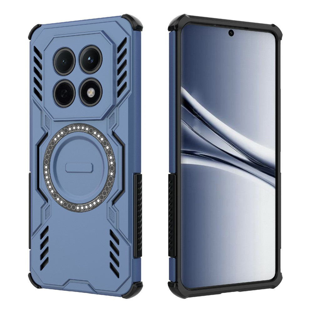 Husa MagSafe pentru Xiaomi Redmi Note 15 4G, Techsuit, ArmorMag, Albastra