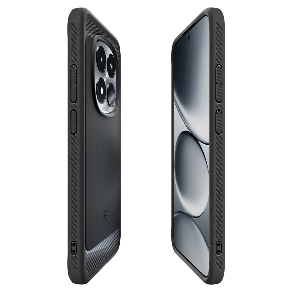 Husa pentru Xiaomi Redmi Note 15 Pro 5G, Spigen, Rugged Armor, Neagra Mata ACS10460