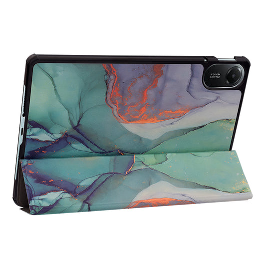 Husa pentru Xiaomi Redmi Pad 2, Techsuit, FoldPro Green Time, Multicolor